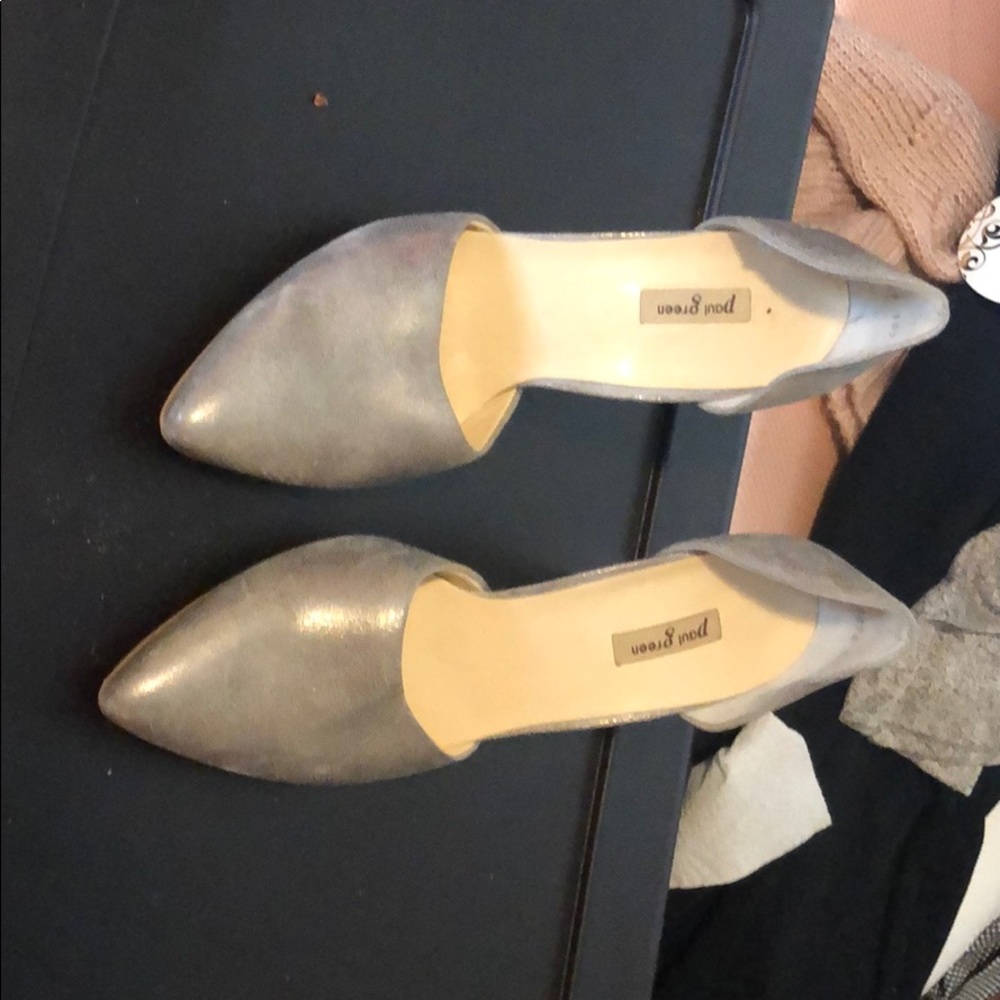Paul Green metallic heel